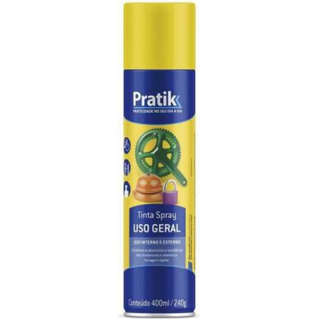 Tinta spray pratik amarelo 400ml