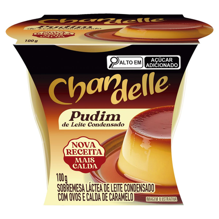 Sobremesa Chandelle Nestlé 100g - Pudim de Leite Condensado