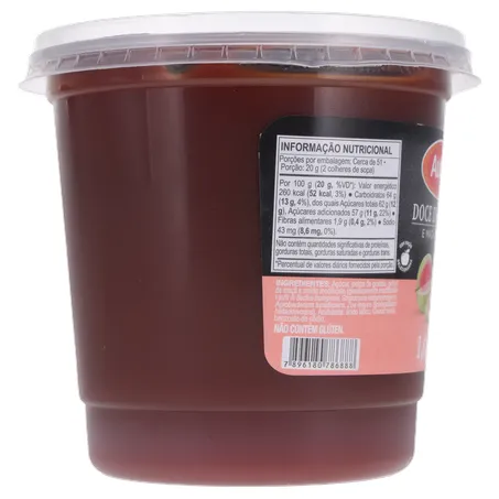 Doce de fruta aurea goiaba e maça pote 1.01kg 360-28