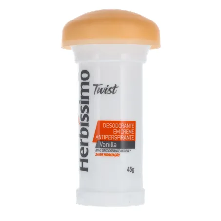 Desodorante em Creme Antitranspirante Herbissimo Twist Vanilla Frasco 45gr 360-3
