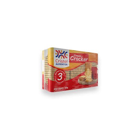 Biscoito cristal 360g cream crack