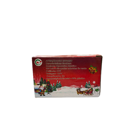ENFEITE NATAL PISCA 100 MICRO LAMP COL 8FUN 81008 