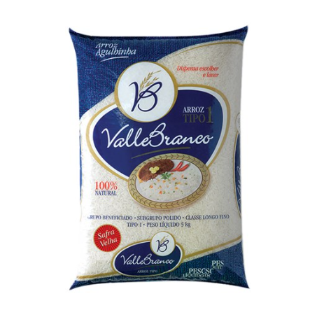 ARROZ VALE BRANCO LF TP1 5KG