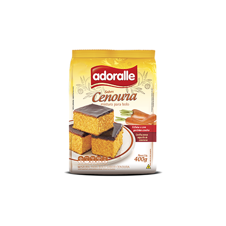 MISTURA PARA BOLO ADORALLE 400G CENOURA