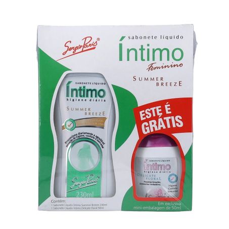 Sabonete intimo sergio paris s.brezz.kit