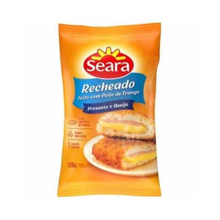 Empanado seara de frango recheio presunto e queijo pacote 110g