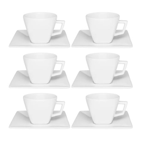 CONJUNTO OXFORD XICARAS CAFEZINHO C/PIRES 6PC 75ML