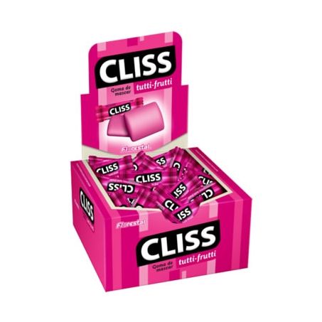Chiclete florestal cliss tutti frutti 280g