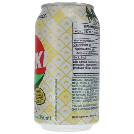 BEBIDA FRUKI GUARANÁ ABACAXI ZERO AÇÚCAR LATA 350ML 360-9