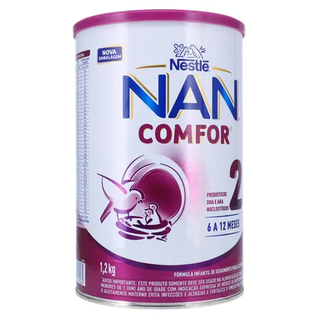 LEITE EM PÓ NAN CONFOR 6 A 12 MESES LATA 1,2KG 360-34
