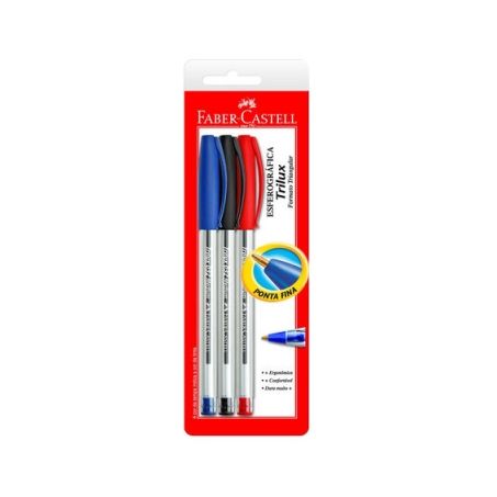 CANETA ESF FABER CASTELL TRIL F 3UN