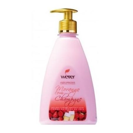 Locao Hidratante Wever 500ml Morango Champagne