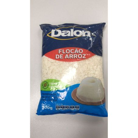 Flocão arroz pré cozido dalon 500g