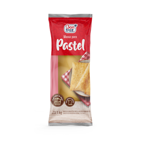 Massa para Pastel Bontraz em Rolo 1Kg