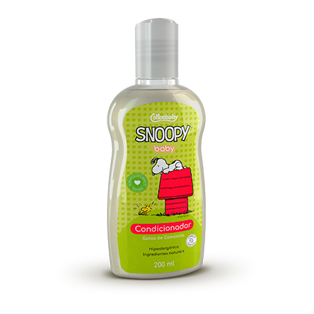 Condicionador cottonbaby snoopy gotas de camomila 200ml