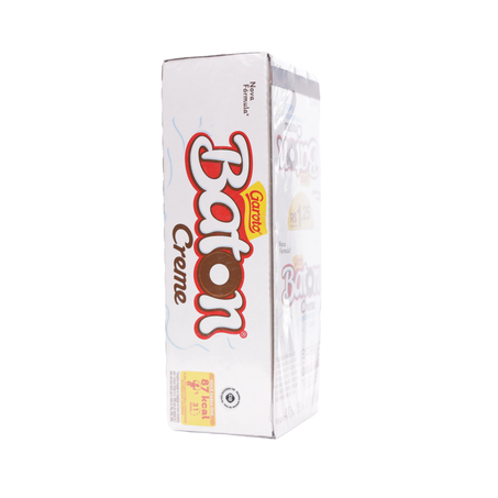Choc baton garoto creme rech leite 30un 360-49
