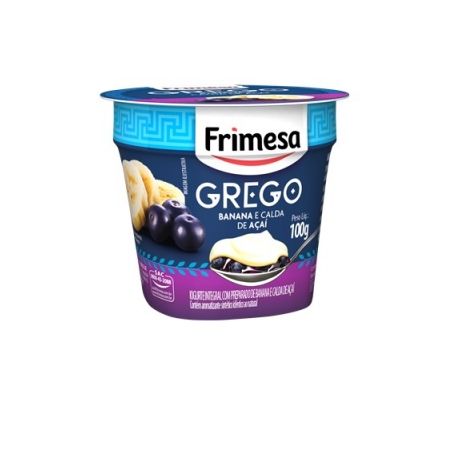 IOGURTE FRIMESA GREGO 100G BANANA/CALDA  DE ACAI