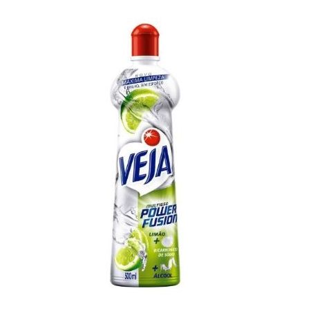 Limpador multiuso veja power limão 500ml