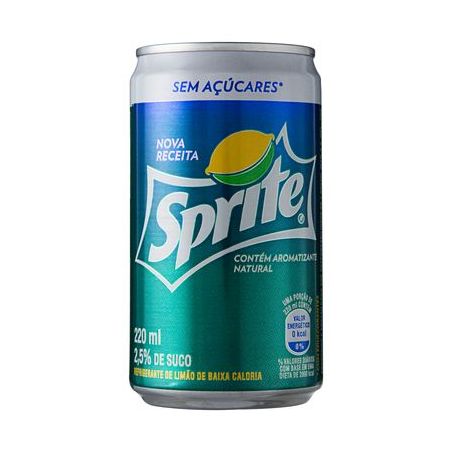 REFRIGERANTE SPRITE 220ML SEM ACUCAR