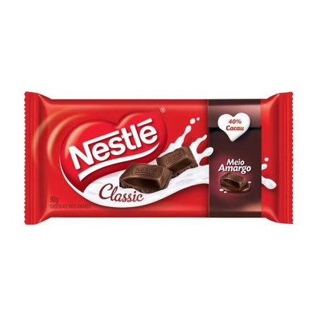 Chocolate Meio Amargo Nestlé Barra 170G