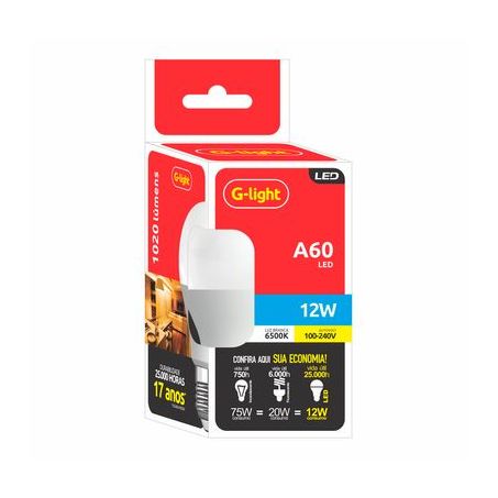 LAMPADA LED A60 12W E27 6500K G-LIGHT