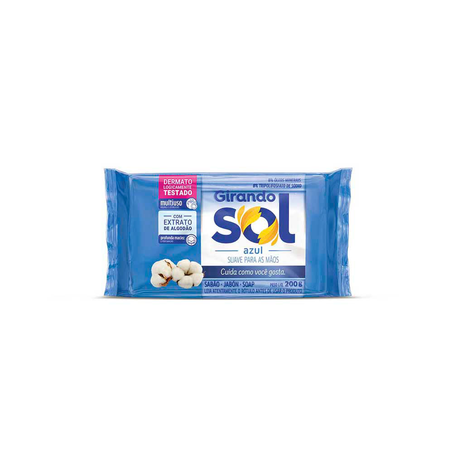 Sabão Barra Girando Sol Azul 200G Unidade
