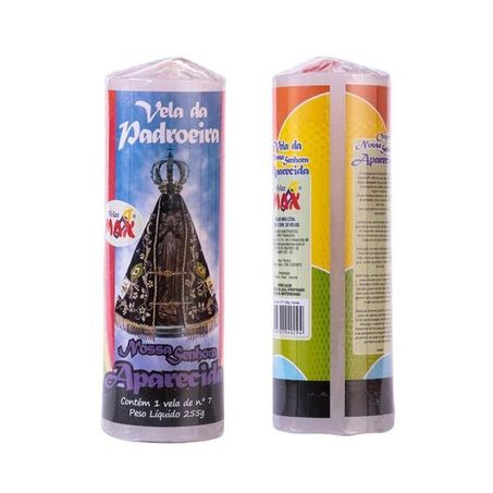 Velas branca n.7 santo diversos max