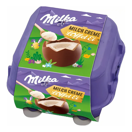 OVO DE COLHER CREME DE LEITE MILKA 136G