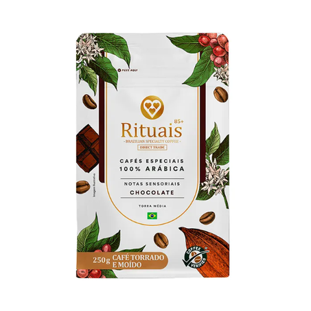 Cafe tres coracoes 250gr rituais chocolate