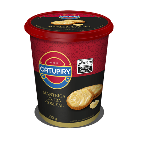 Manteiga catupiry 500gr s/sal pote