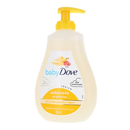 Sabonete Líquido Baby Dove Hidratação Glicerinada da Cabeça aos Pés Frasco 400ml 360-2