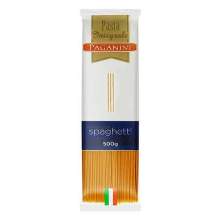 MACARRAO PAGANINI 500G SEM SPAGHETTI INTEGRALE