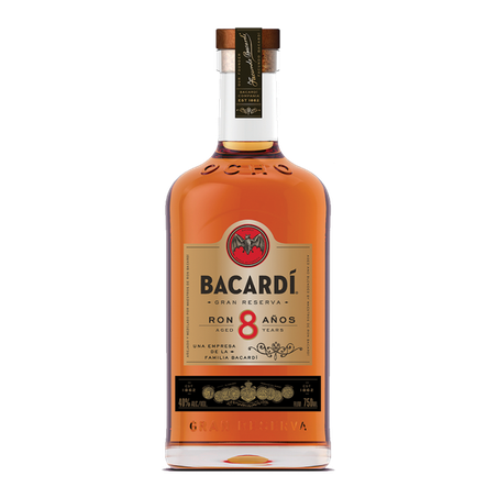 RUN BACARDI 750ML 8 ANOS