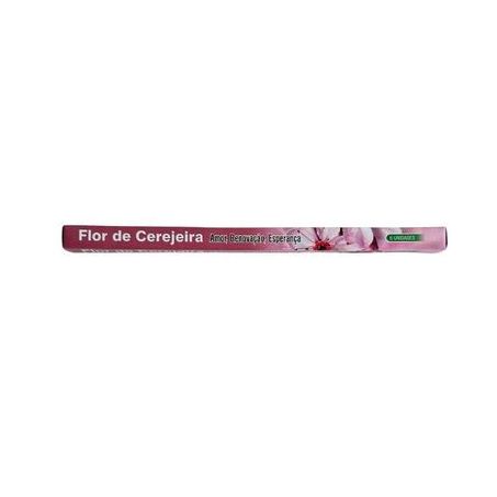 INCENSO VIP FLOR DE CEREJEIRA COM 6 VARETAS