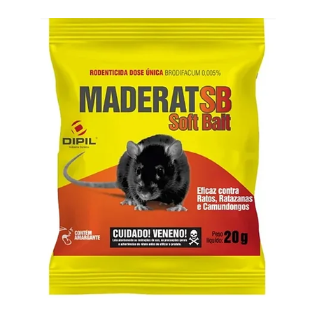 Raticida maderat soft bait 20g