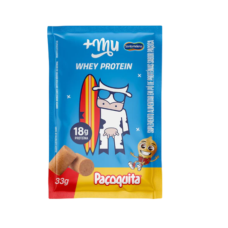 Suplemento Mais Mu Whey Paçoquita 33g
