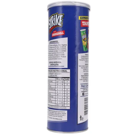 SALGADINHO BATATA STRIKE ORIGINAL POTE 90G 360-2