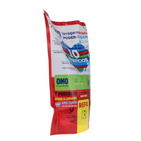 LAVA ROUPA LÍQUIDO OMO LAVAGEM PERFEITA SACHET 900ML 360-13