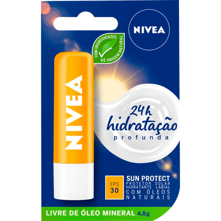 HIDRATANTE LABIAL NIVEA sun protect fps30 4.8g