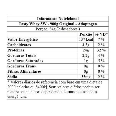 Tasty Whey Original Adaptogen 900g 360-3