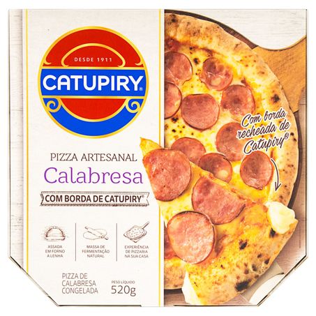 PIZZA ARTESANAL CALABRESA CATUPIRY