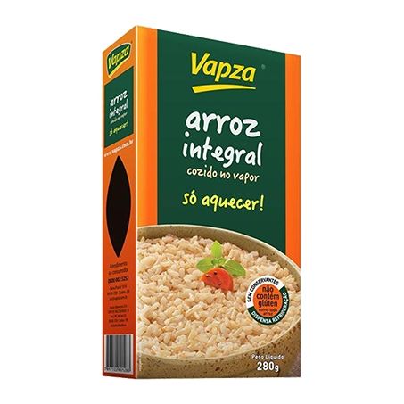 ARROZ INTEGRAL VAPZA E VUP 280G