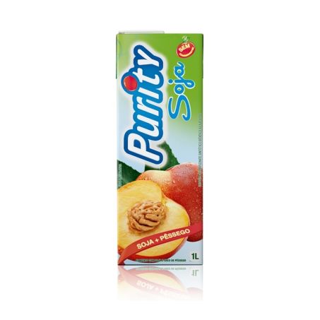 Bebida De Soja Purity Pessego 1l