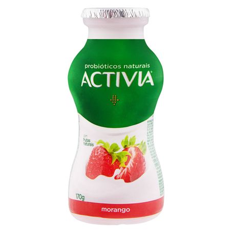 LEITE FERMENTADO PARCIALMENTE DESNATADO MORANGO ACTIVIA