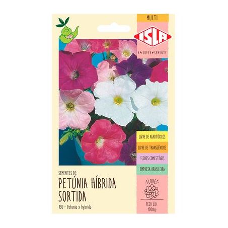 Semente de petunia híbrida Isla sortida