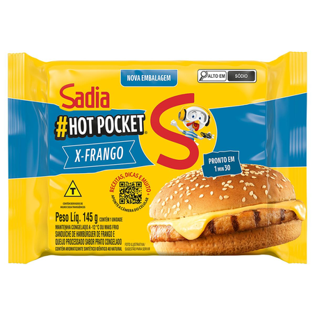 Hot Pocket Sadia 145g - X-Frango