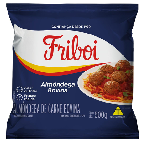 Almôndega Bovina Friboi 500g