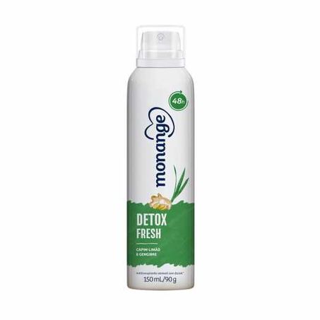 Desodorante aerosol monange detox fresh 150ml