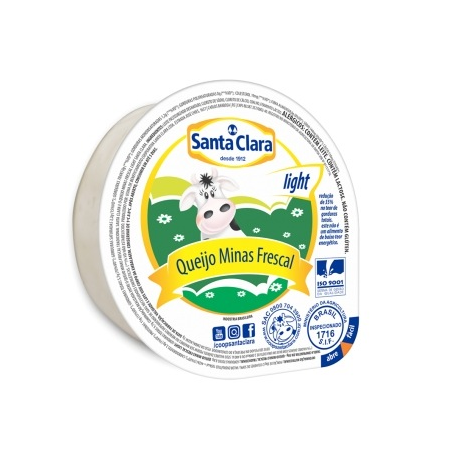 QUEIJO MINAS FRESCAL LIGHT SANTA CLARA KG 360-1