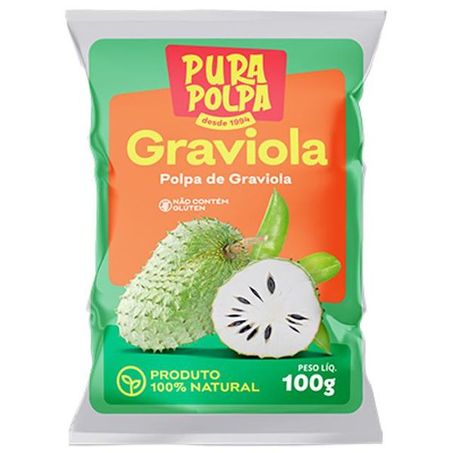 Polpa de Graviola Pura Polpa 100g